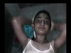 Bangladeshi sexy short hair girl borsha bathing selfie - desipapa.com