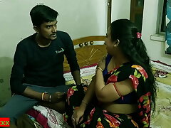 Indian hot bhabhi suddenly getting fucked and cum inside by husbands brother! with clear hindi audio